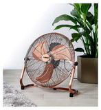 Tower 18" Metal High Speed Velocity Floor Fan in Copper
