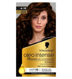 Schwarzkopf Oleo Intense Permanent Oil Colour 4-18 Mocha Brown Hair Dye