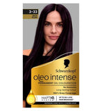 Schwarzkopf Oleo Intense Permanent Oil Colour 3-33 Rich Plum Hair Dye