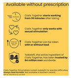 Cialis Together 10mg Tablets - Tadalafil - 8 Tablets