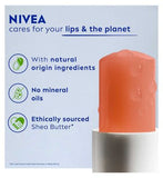 NIVEA Lip Balm, Peach Fruity Shine 4.8g