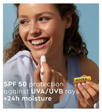 NIVEA Sun Protect Caring Lip Balm SPF50, 4.8g