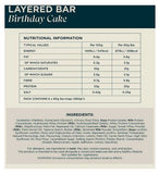 Myprotein Vanilla Birthday Cake Layered Bar 60g - 6 Bars