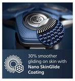 Philips Series 7000 Wet & Dry Electric Shaver with Pop-up Trimmer, Travel Case, Quick Clean Pod, App & LED Display - S7882/55