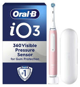 Oral-B iO3 Electric Toothbrush Blush Pink (+ Travel Case)