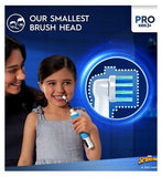 Oral-B Pro Kids Electric Toothbrush, 1 Handle Featuring Marvel Spider-Man, 1 Toothbrush Head, 1 Travel Case