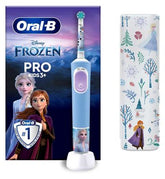 Oral-B Pro Kids Electric Toothbrush, 1 Handle Featuring Frozen, 1 Toothbrush Head, 1 Travel Case