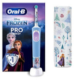 Oral-B Pro Kids Electric Toothbrush, 1 Handle Featuring Frozen, 1 Toothbrush Head, 1 Travel Case