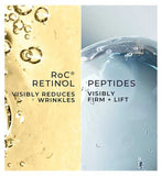 RoC Derm Correxion Dual Eye Cream, 2-in-1 Retinol Eye Duo for Eye Lift and Reduced Wrinkles 20ml