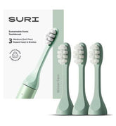 SURI Replacement Toothbrush Heads Winter Fern 3x Head