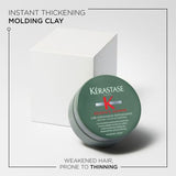 Kérastase Genesis Homme, Instant Thickening Moulding Men's Hair Clay, For Weakened & Thinning Hair, 75ml