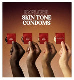 Roam Skin Tone Condoms Medium Brown 12x Pack