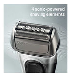 Braun Series 8 Electric Shaver, SmartCare Center, Wet & Dry Electric Razor, 8567cc, Silver