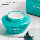 Kérastase Resistance, Strengthening & Smoothing Mask, For Long Hair, With Creatine & Amino Acid, Masque Extentioniste, 200ml
