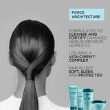 Kérastase Resistance Force Architecte Daily Strengthening Shampoo for Damaged, Brittle Hair with Vita-Ciment Complex 250ml