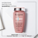 Kérastase Chroma Absolu, Hydrating Shampoo, Color-Treated Hair, Fine To Medium, Hyaluronic Acid, Bain Chroma Respect, 250ml