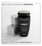 Kérastase Densifique Homme, Thickening & Volumising Shampoo, For Fine Hair, With Biotin & Taurine, Bain Densité, 250ml