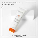 Kérastase Nutritive Nectar Thermique, Blow-Dry Milk Heat Protection, for Dry Medium to Thick Hair, With Niacinamide, 150ml