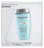 Kérastase Specifique, Cleansing Shampoo, For Sensitive Scalps and Dry Hair, With Glycerine, Bain Riche Dermo-Calm, 250ml
