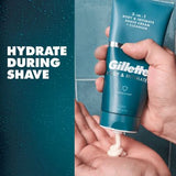Gillette Body and Intimate Shave Cream + Cleanser, Gentle Formula, Formulated for Pubic Hair, with Aloe, Paraben Free 150 ml