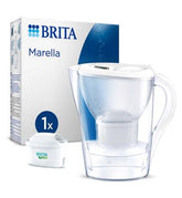 BRITA Marella Water Filter Jug White (2.4L) incl. 1x MAXTRA PRO All-In-One Cartridge