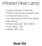 Bodi-Tek Infrared Heat Lamp