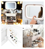 Rio Ultimate Beauty Storage Box with Dimmable Mirror