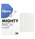 Hero Mighty Patch Invisible Spot Patches, 39 Hydrocolloid Pimple Patches