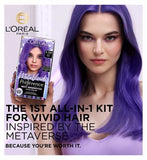 L'Oreal Paris Preference Meta Vivids, Semi-Permanent Hair Colour, Lilac 9.120 242g