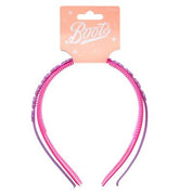 Boots Kids Pink Headbands 3pk