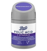 Boots Folic Acid + Vitamin D Tablets - 180 Tablets
