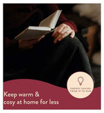 Dreamland Snuggle Up Warming Throw - Black 120X160Cm