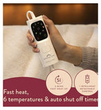 Dreamland Cosy Up Silky Soft Faux Fur Warming Throw - Cream 160X120 Cm