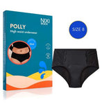 NIXI Body Polly Black 8 High Waist Leakproof Knickers