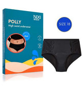 NIXI Body Polly Black 18 High Waist Leakproof Knickers