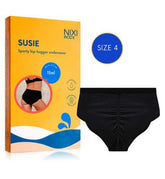 NIXI Body Susie Black 4 VPL-Free Hip Hugger Leakproof Knickers