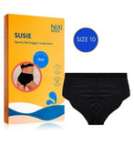 NIXI Body Susie Black 10 VPL-Free Hip Hugger Leakproof Knickers
