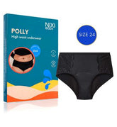 NIXI Body Polly Black 24 High Waist Leakproof Knickers