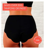 NIXI Body Coni Black 20 VPL-Free High Waist Leakproof Knickers