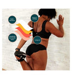 NIXI Body Sarah Black 16 VPL-Free Low Cut Knickers