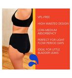 NIXI Body Coni Black 18 VPL-Free High Waist Leakproof Knickers