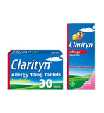 Clarityn Family Bundle - Clarityn Allergy 10mg Tablets 30 Tablets & Clarityn Allergy 1mg/ml Syrup 60ml