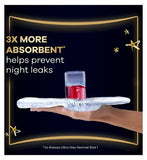 Always Ultra Sanitary Towels Secure Ultimate Night (Size 6) With Wings 12 Pads, Super Absorbent And Ultra Thin