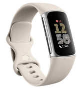 Fitbit Charge 6 Porcelain & Silver