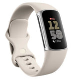 Fitbit Charge 6 Porcelain & Silver