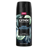 Lynx Fine Fragrance Collection Premium Deodorant Bodyspray Aqua Bergamot 150ml