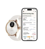 Withings Scanwatch Light Rose Gold White