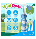 brush-baby WildOnes Elephant Rechargeable Toothbrush & WildOnes Applemint Toothpaste