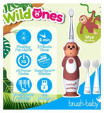 brush-baby WildOnes Monkey Rechargeable Toothbrush & WildOnes Applemint Toothpaste