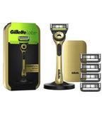 Gillette Labs With Exfoliating Bar Razor Champion Gold Edition, 1 Handle, 5 Blades, 1 Hanger, 1 Case